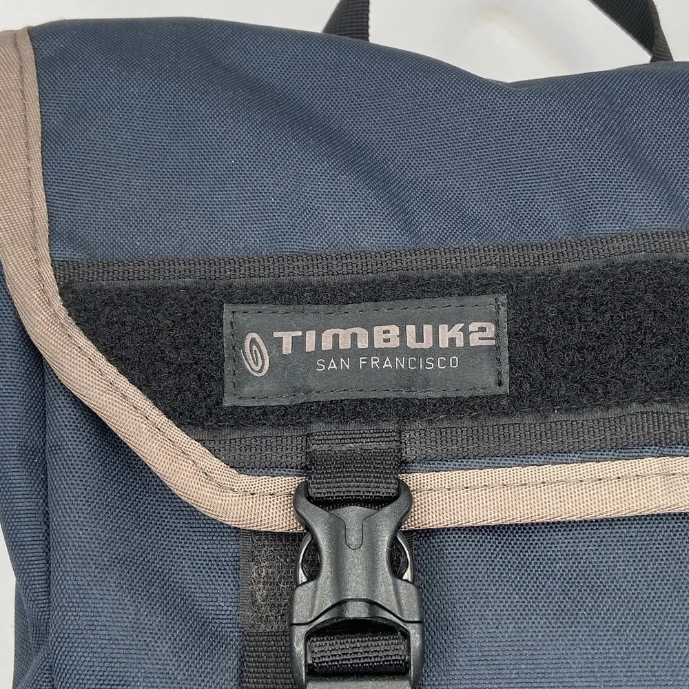 Timbuk2 Rogue Backpack Navy Gray‎ Roll Top Commuter Laptop Travel Bag